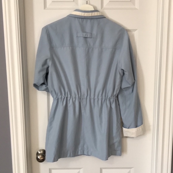 Sequence Ladies Lightweight Jacket Blue w/White Trim; Fully Lined; Vintage - Picture 3 of 10